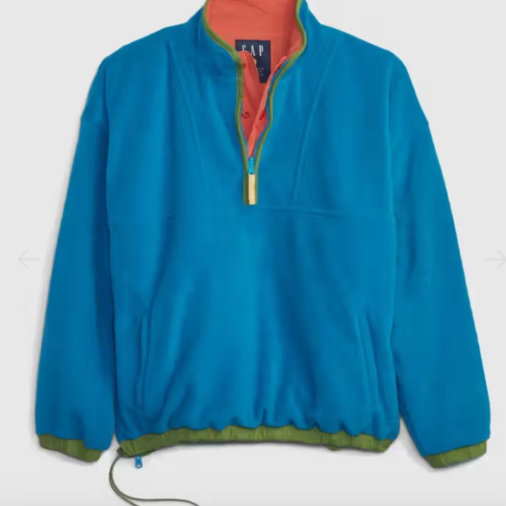 Gap Re-Issue × Sean Wotherspoon Recycled Reversible Half-Zip Pullover